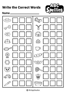 Printable worksheets - a great way to learn & practice - RV AppStudios