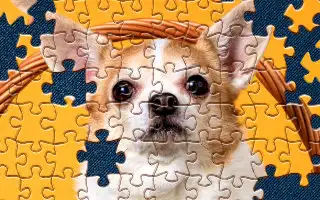 Jigsaw puzzle game with various modes, categories, and online/offline play.